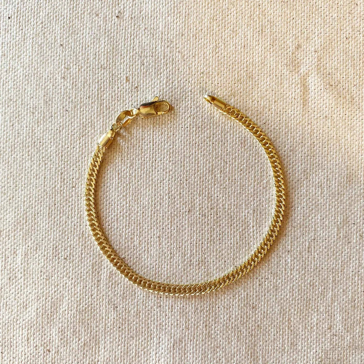 Cuban Link Double Curb Chain Bracelet