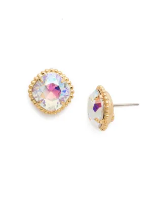 Cushion-Cut Solitaire Stud Earrings - EBX10BGCAB