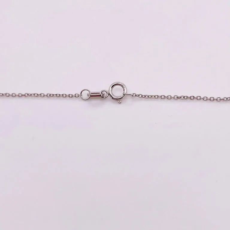 Cushion Pink Topaz Necklace