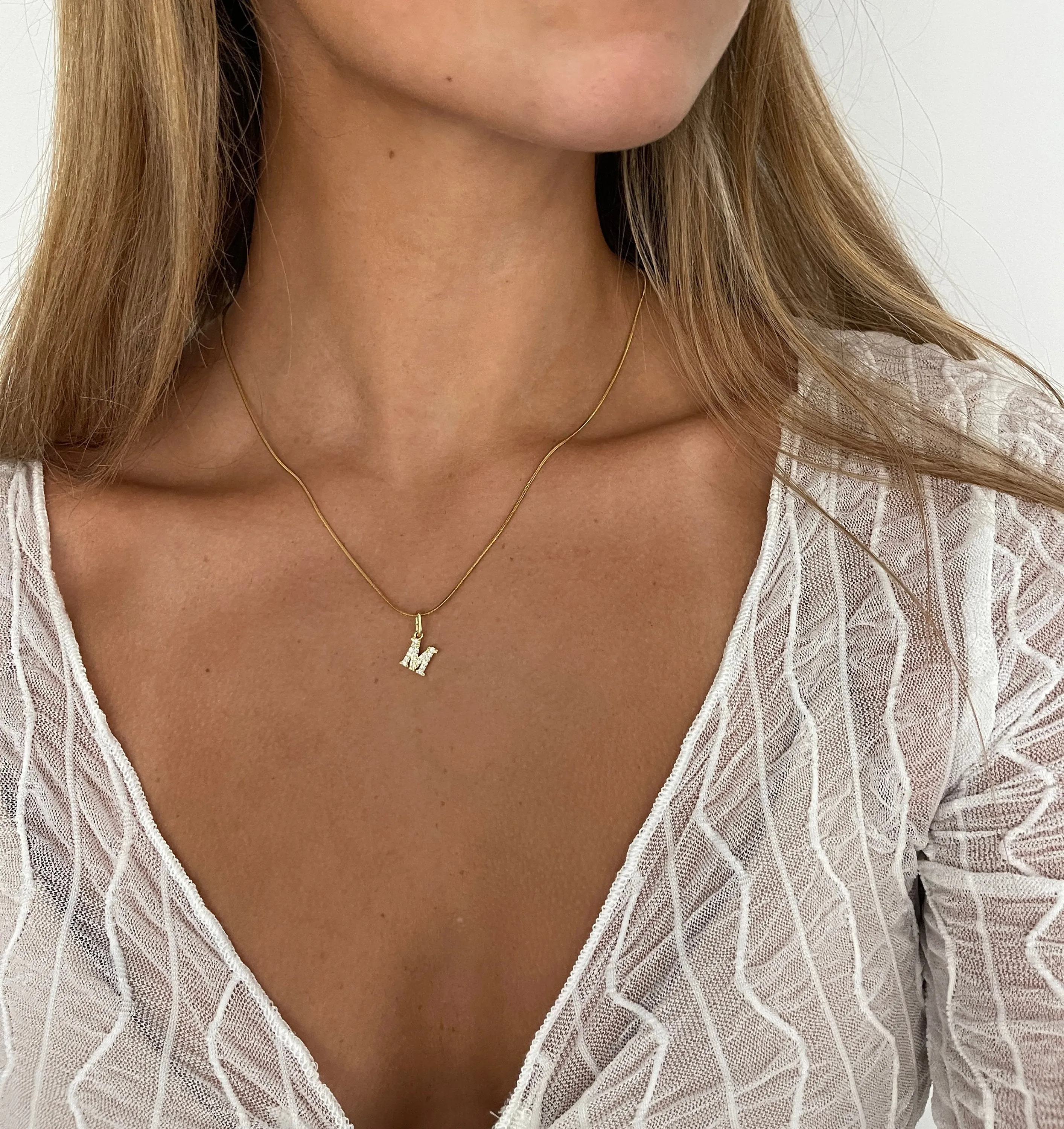 Dainty Initial Necklace