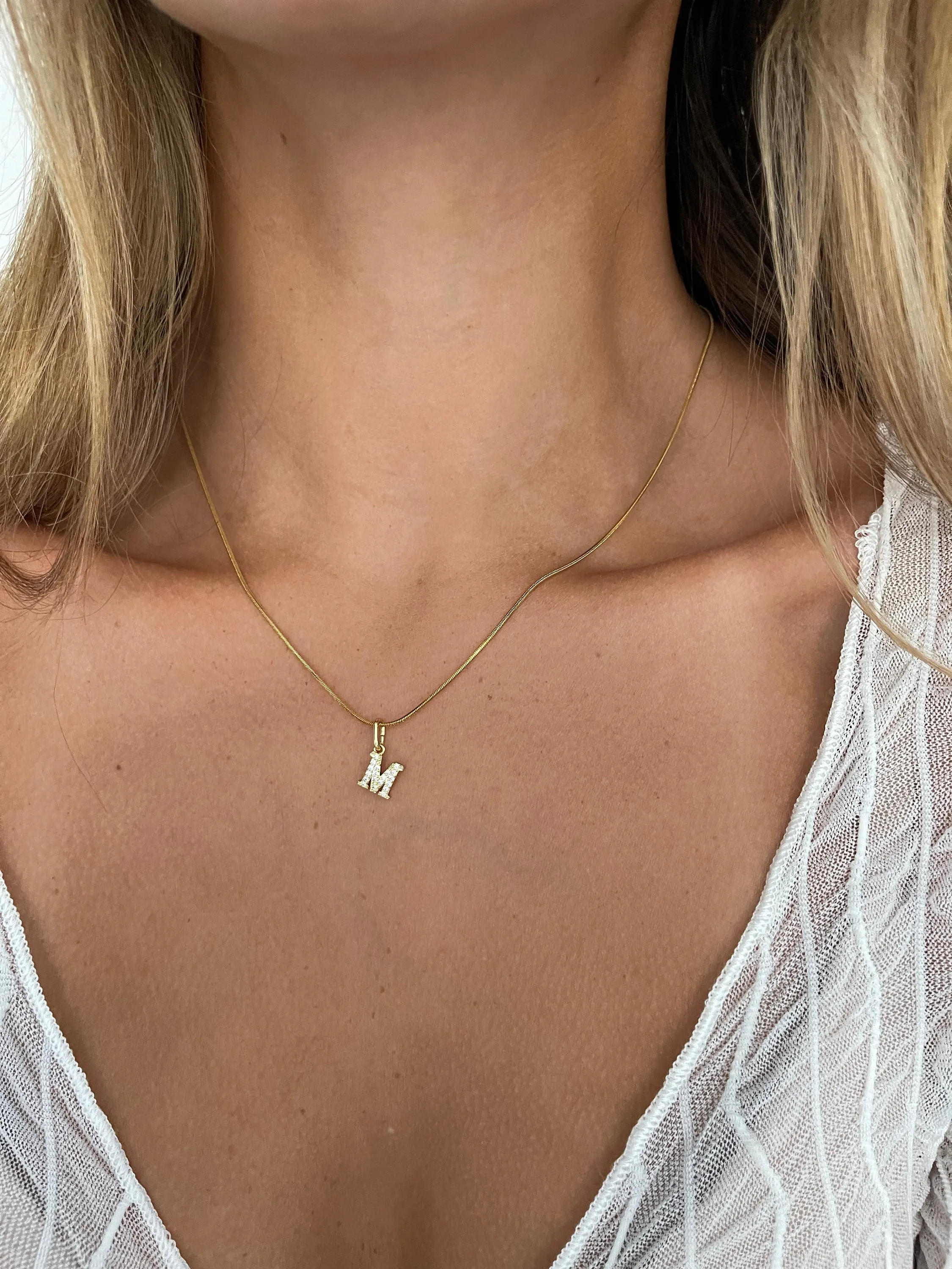 Dainty Initial Necklace