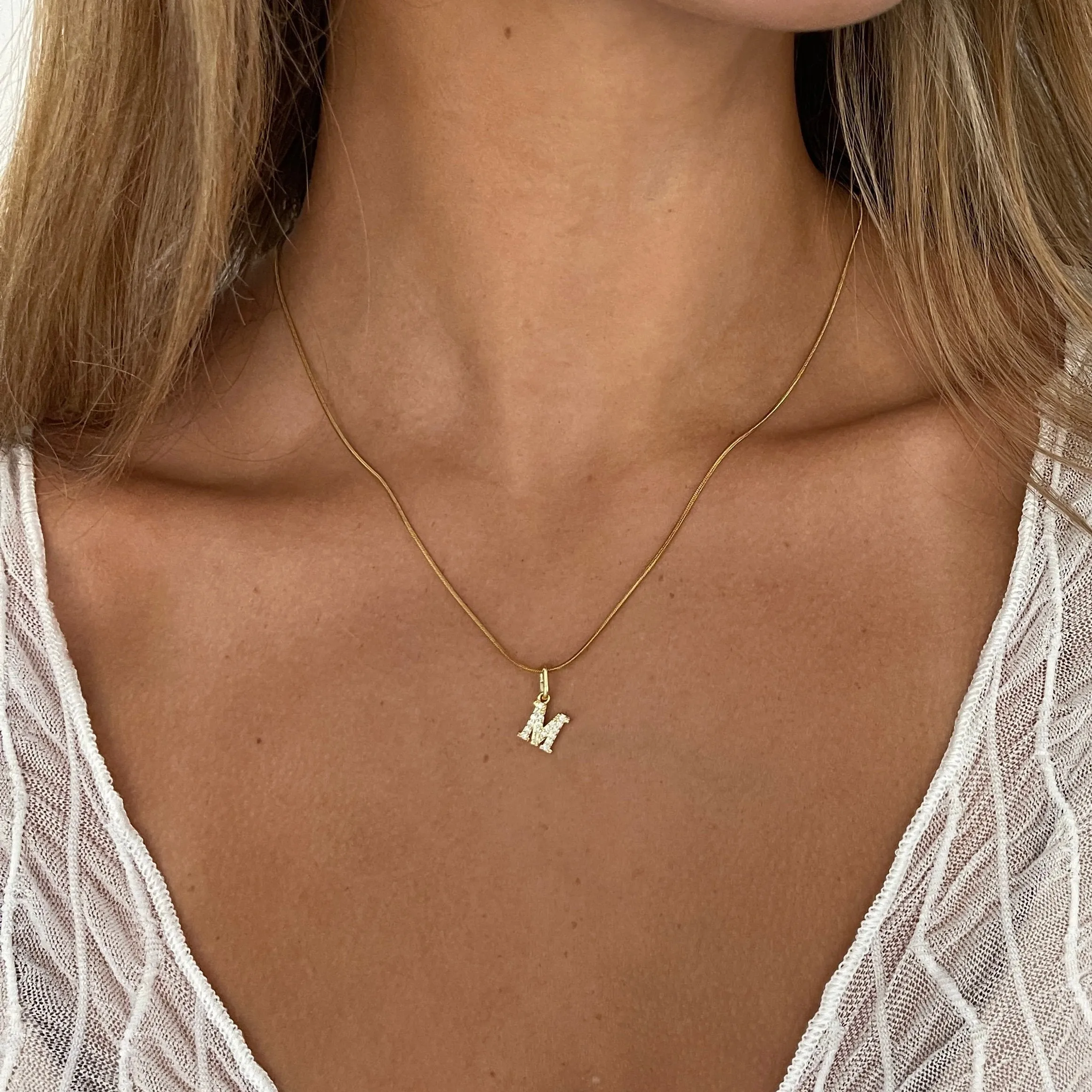 Dainty Initial Necklace