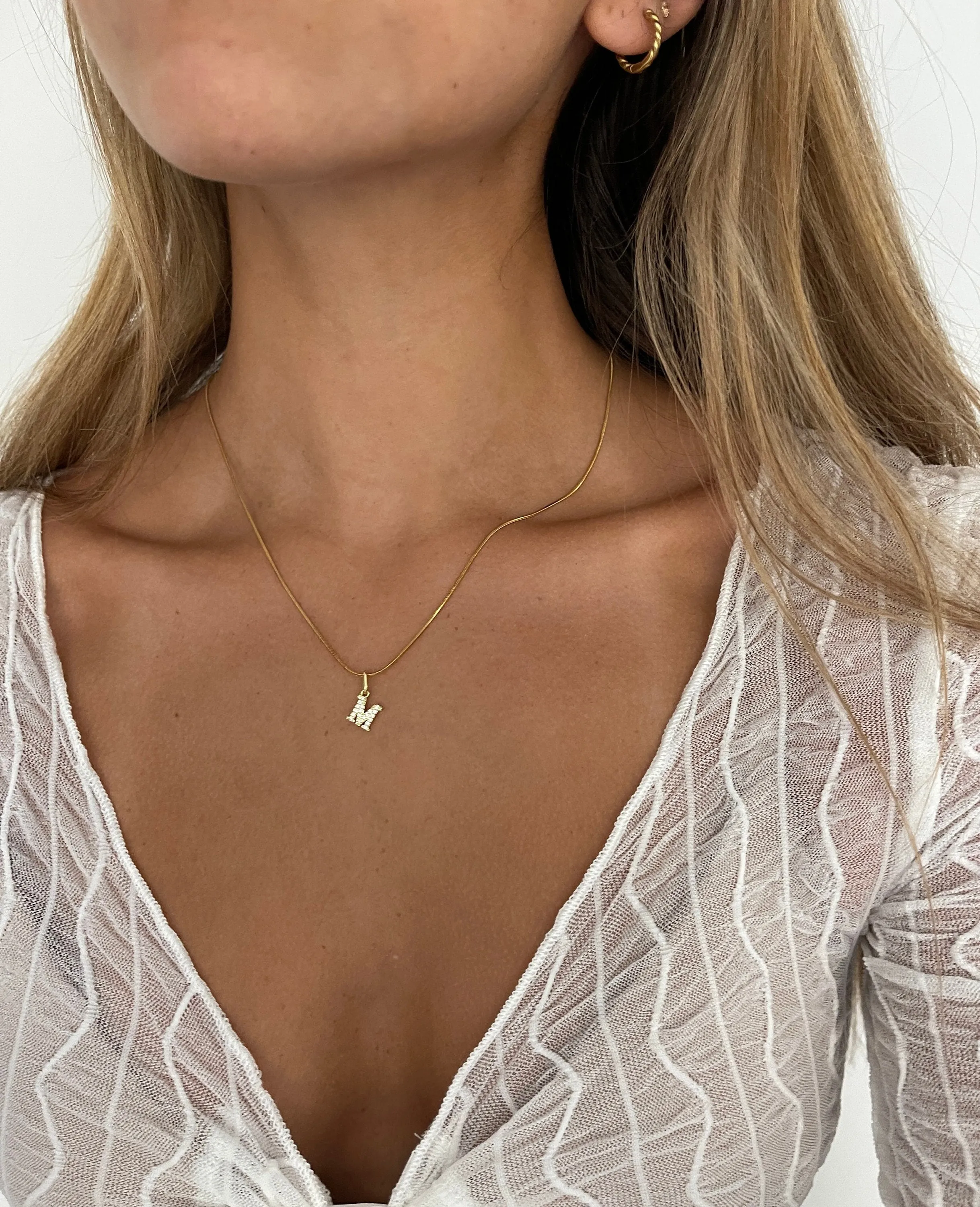 Dainty Initial Necklace