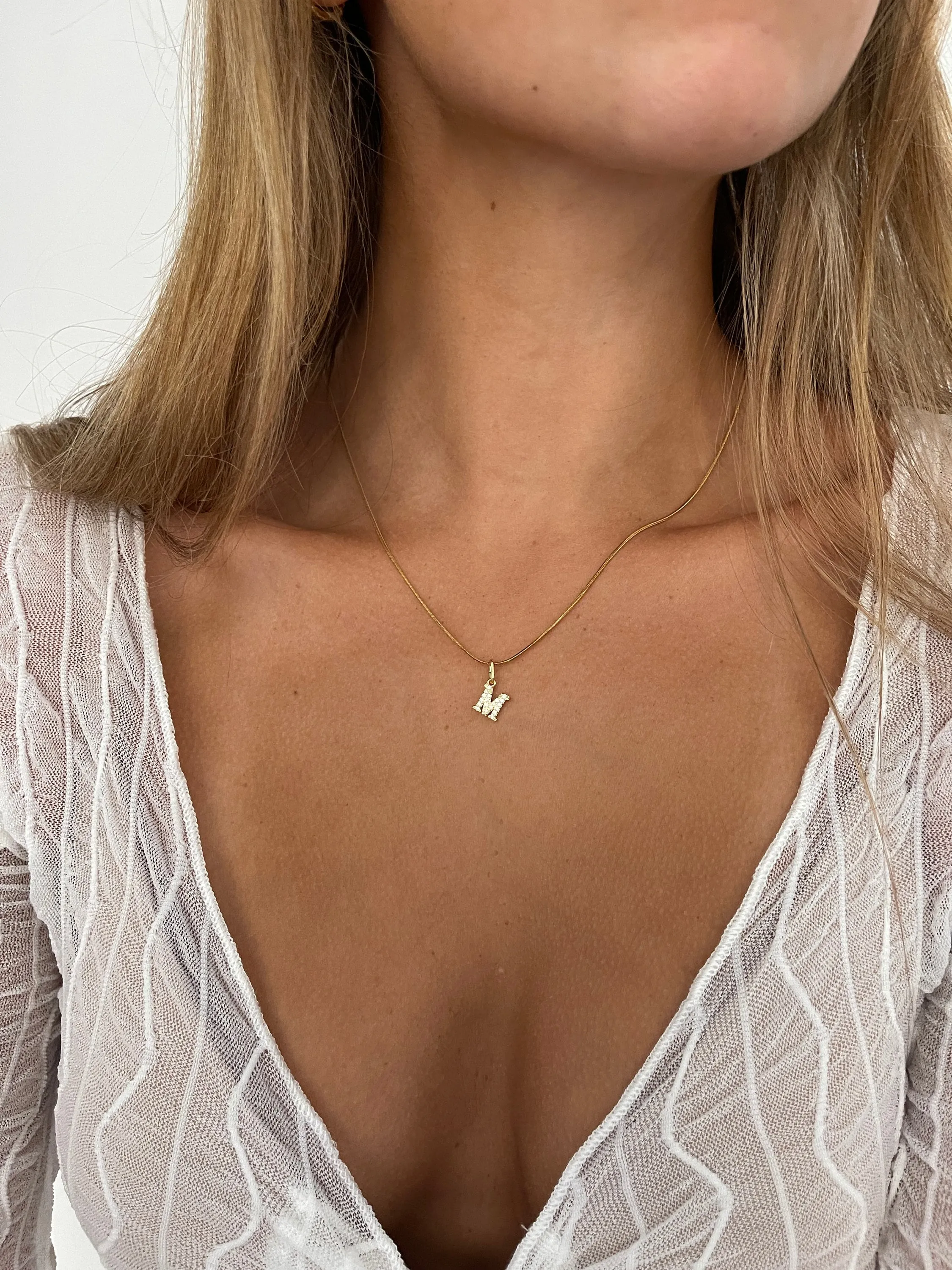 Dainty Initial Necklace