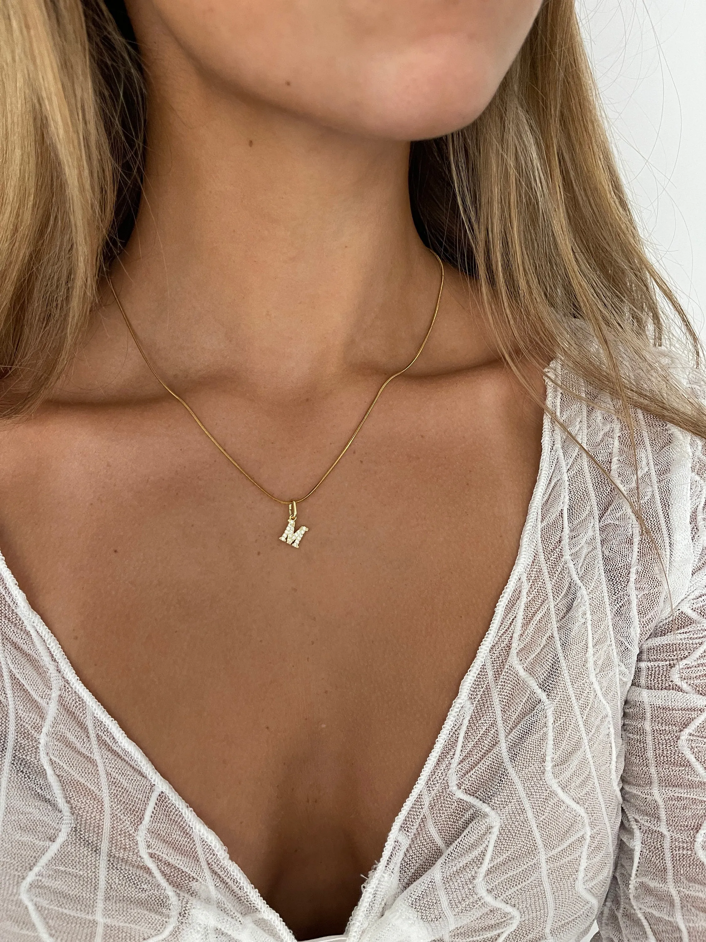 Dainty Initial Necklace
