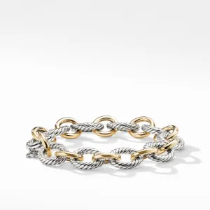 David Yurman   Bracelet in Silver and 18-Karat Yellow Gold