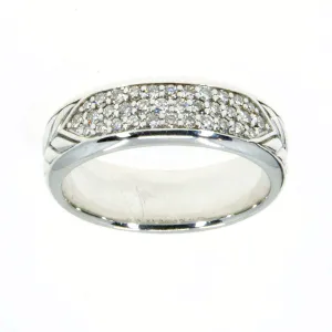 David Yurman Chevron Diamond Wedding Band