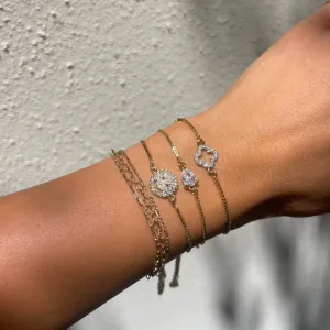 Daya Gold Slider Bracelets