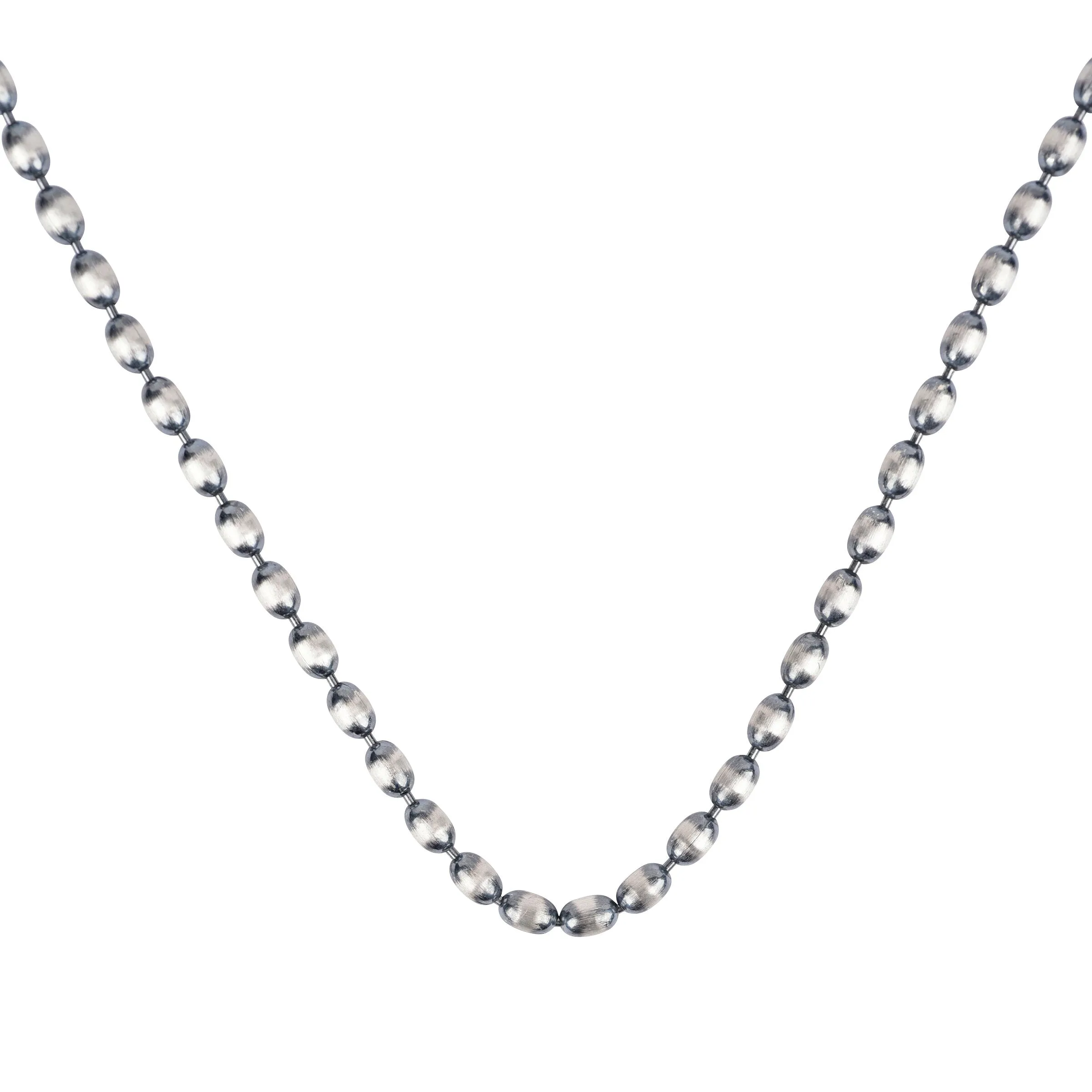 Desert Pearl Oval Bead Necklace (All Sizes)