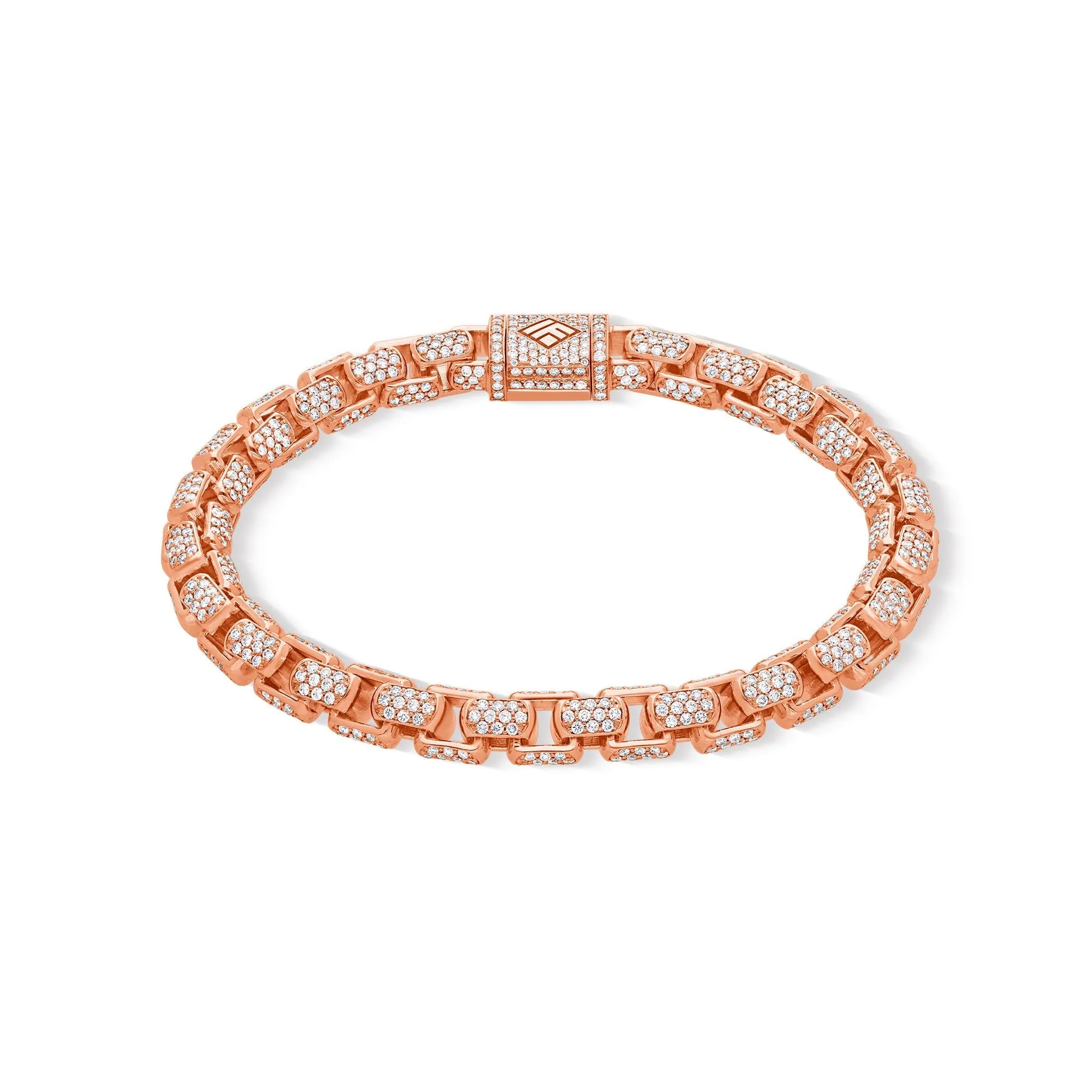 Diamond Moon Link Bracelet (6.5mm)