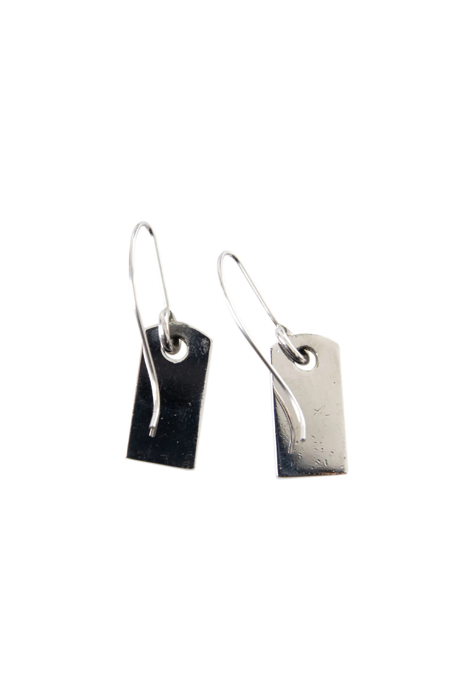 Dog Tag Earrings