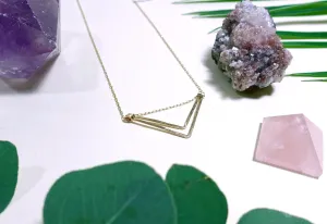 Double Chevron Necklace