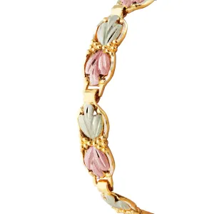 Dual Leaves - Black Hills Gold Bracelet