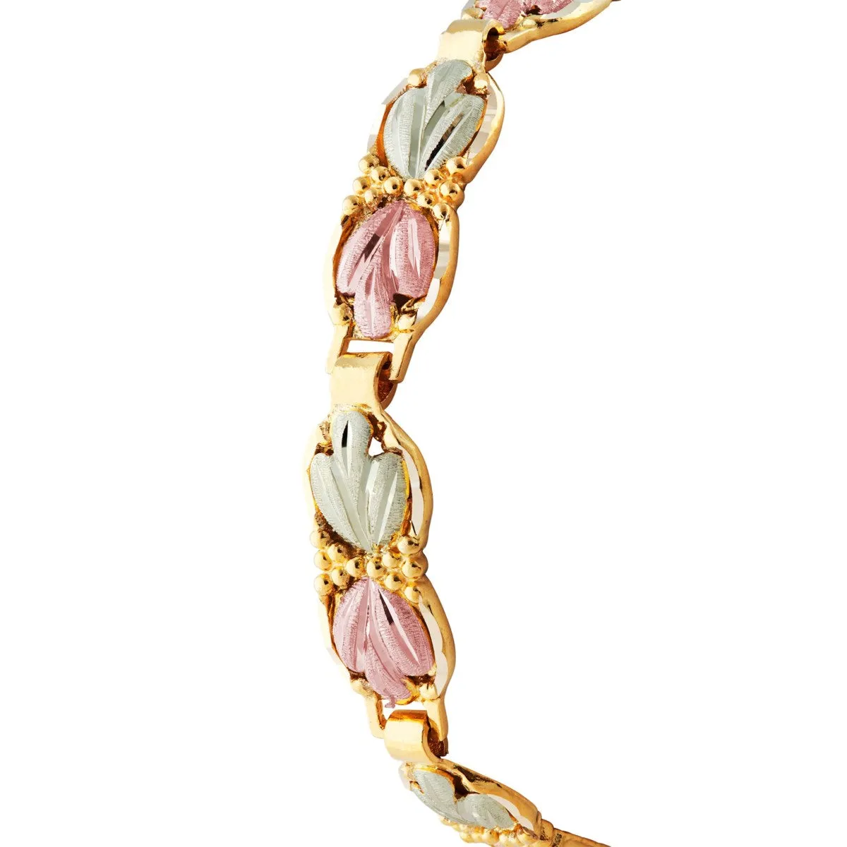 Dual Leaves - Black Hills Gold Bracelet