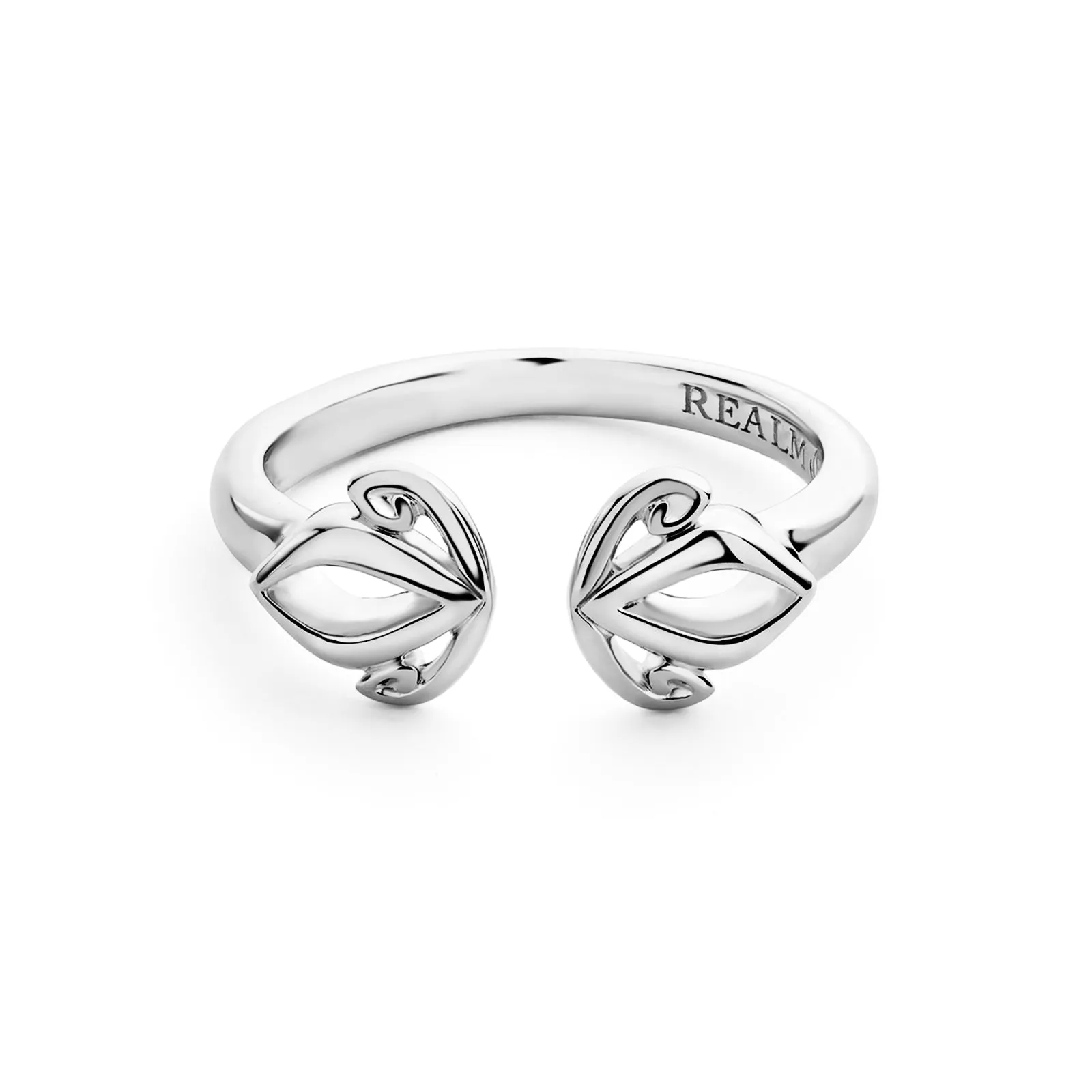 Duet Cuff Ring - Sterling Silver