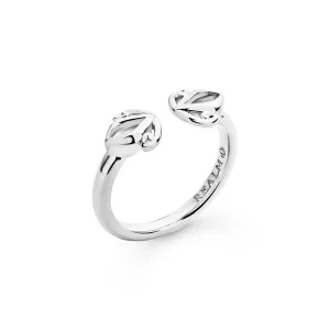 Duet Cuff Ring - Sterling Silver
