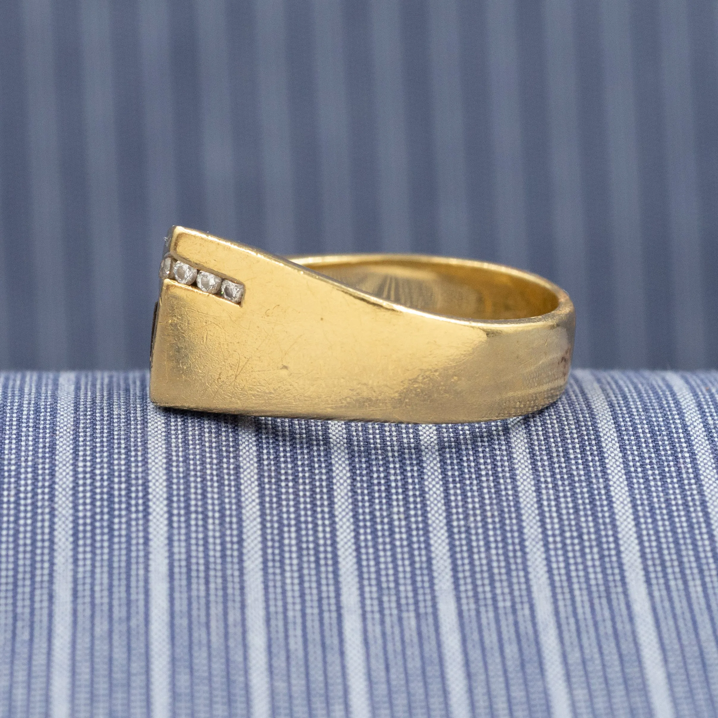 Ebony and Diamond Ring
