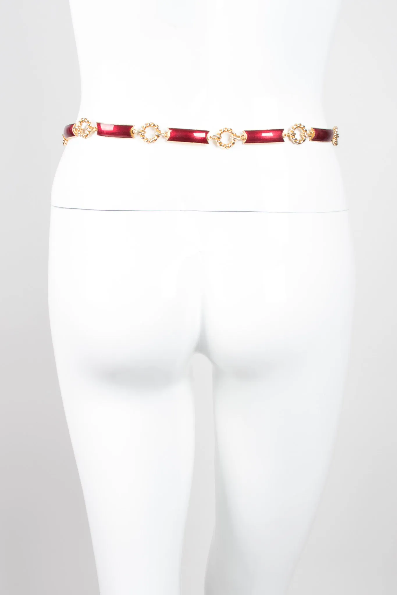 Enamel Chain Belt