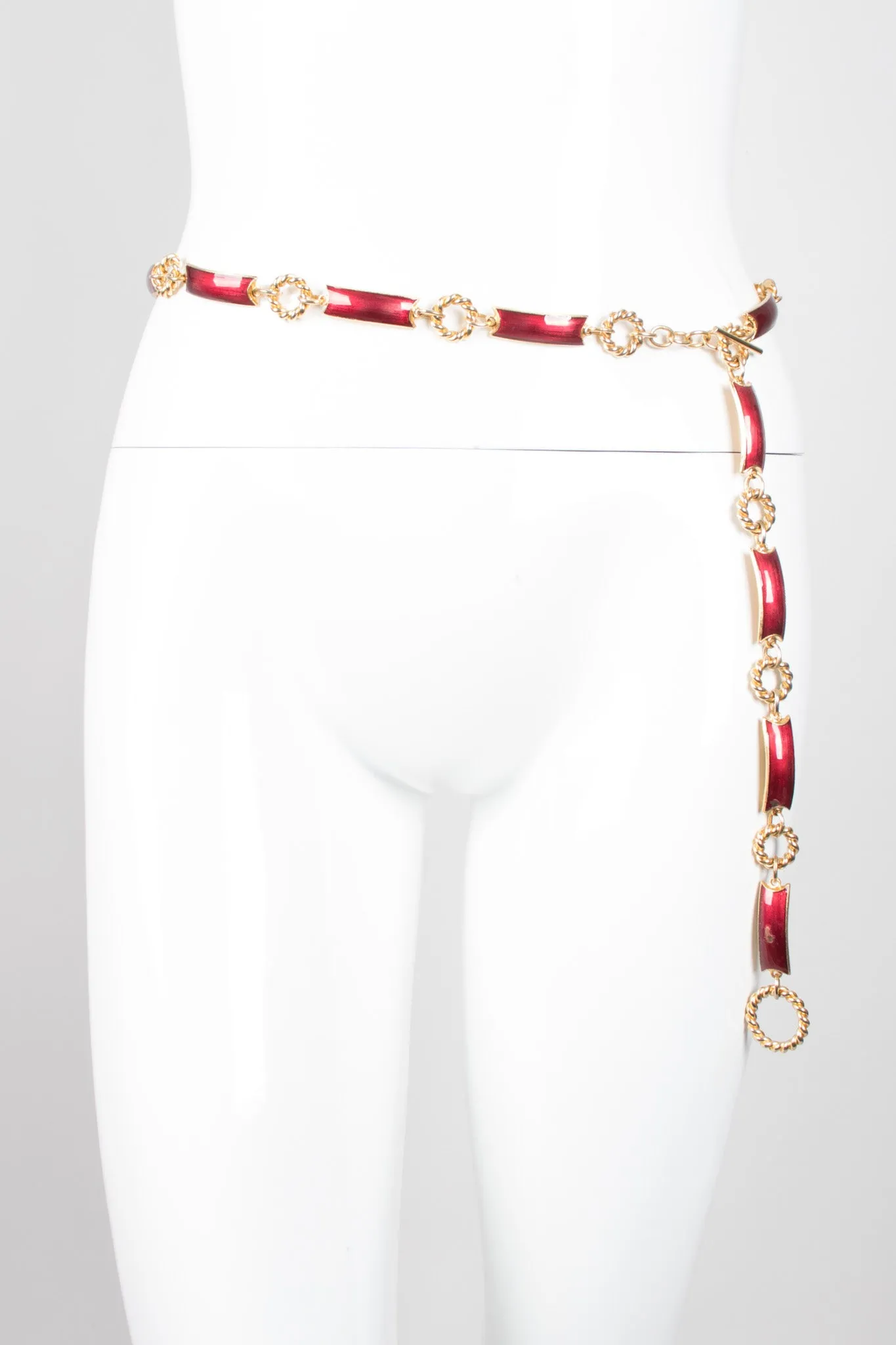 Enamel Chain Belt