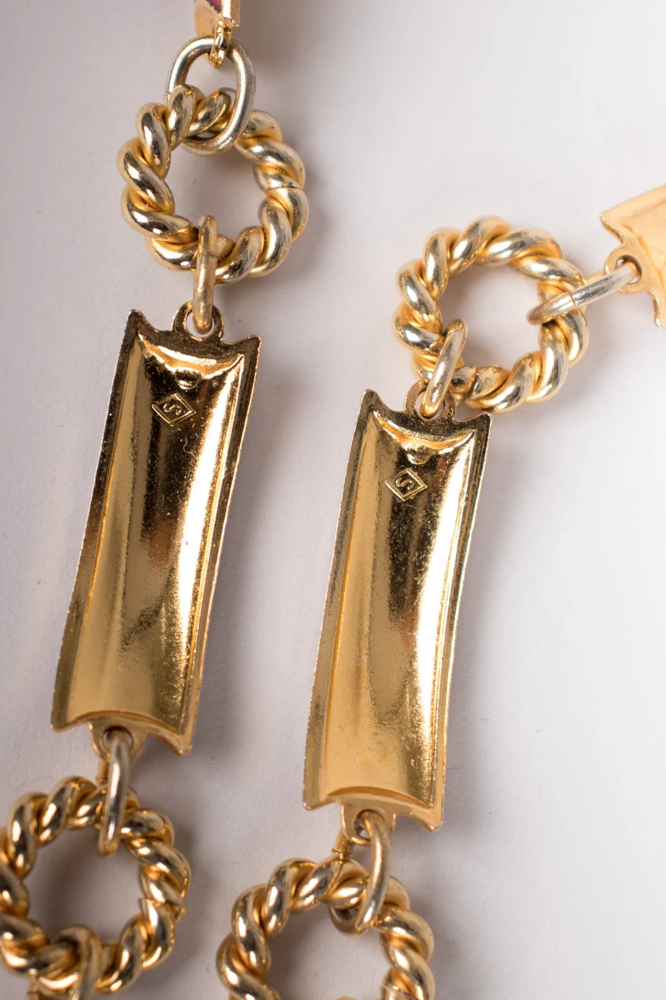 Enamel Chain Belt