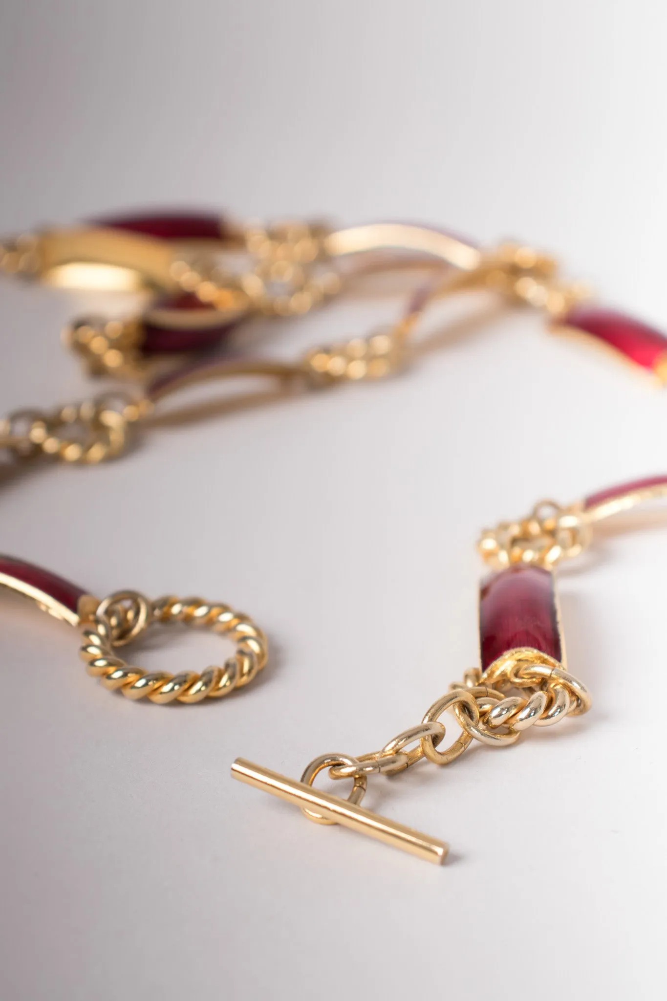 Enamel Chain Belt