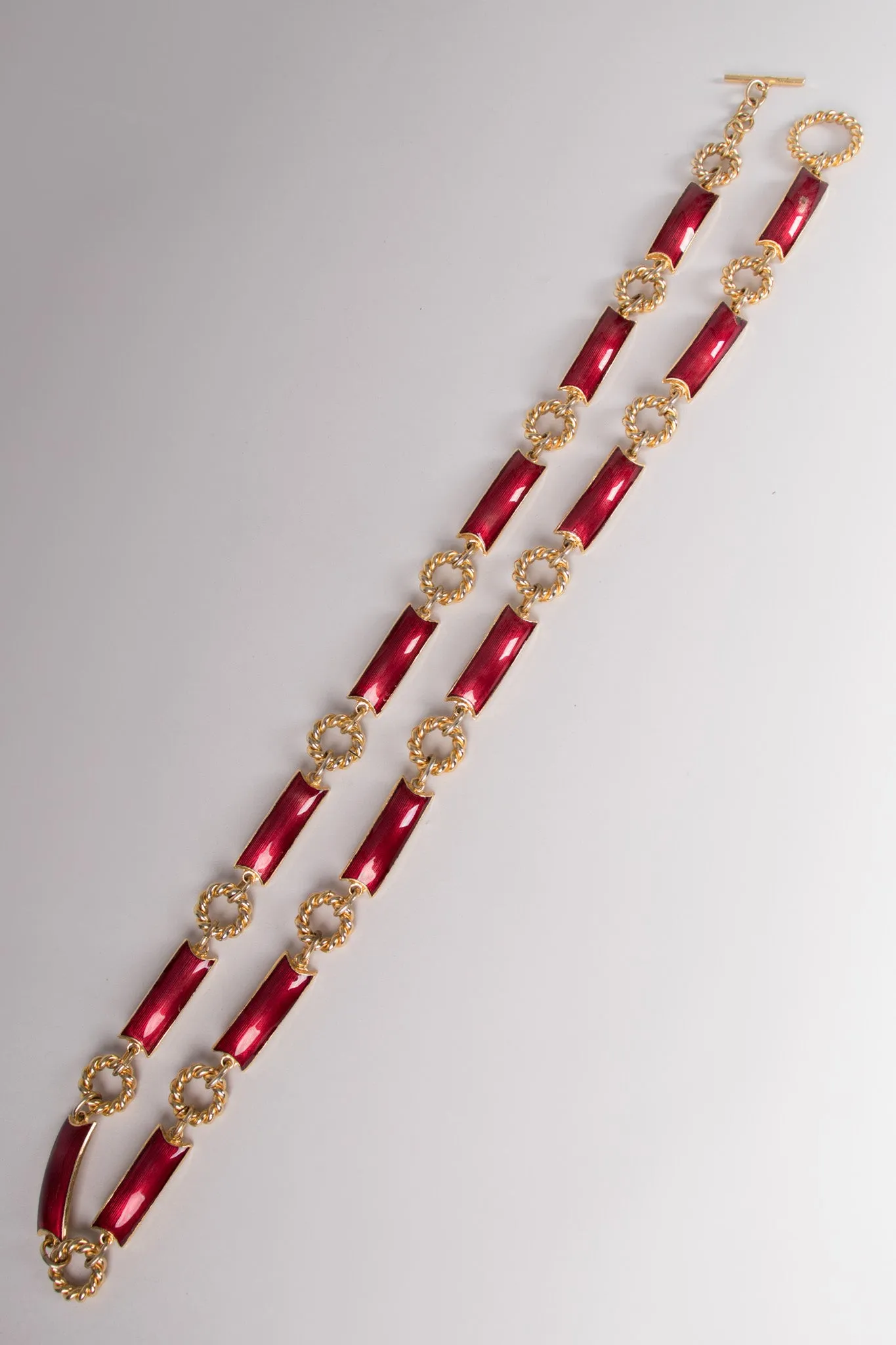 Enamel Chain Belt