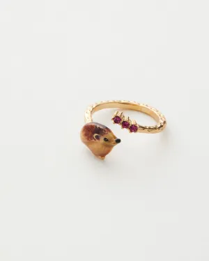 Enamel Hedgehog Ring