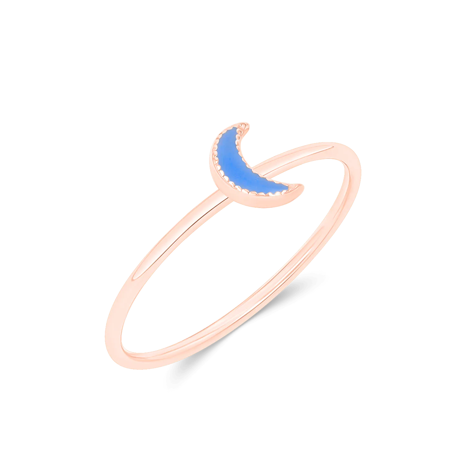 Enamel Moon Ring