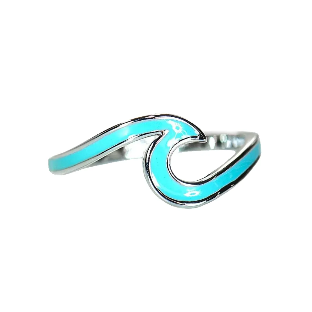 Enameled Wave Ring