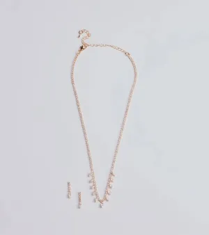 Enchant Me Necklace And Earrings Set