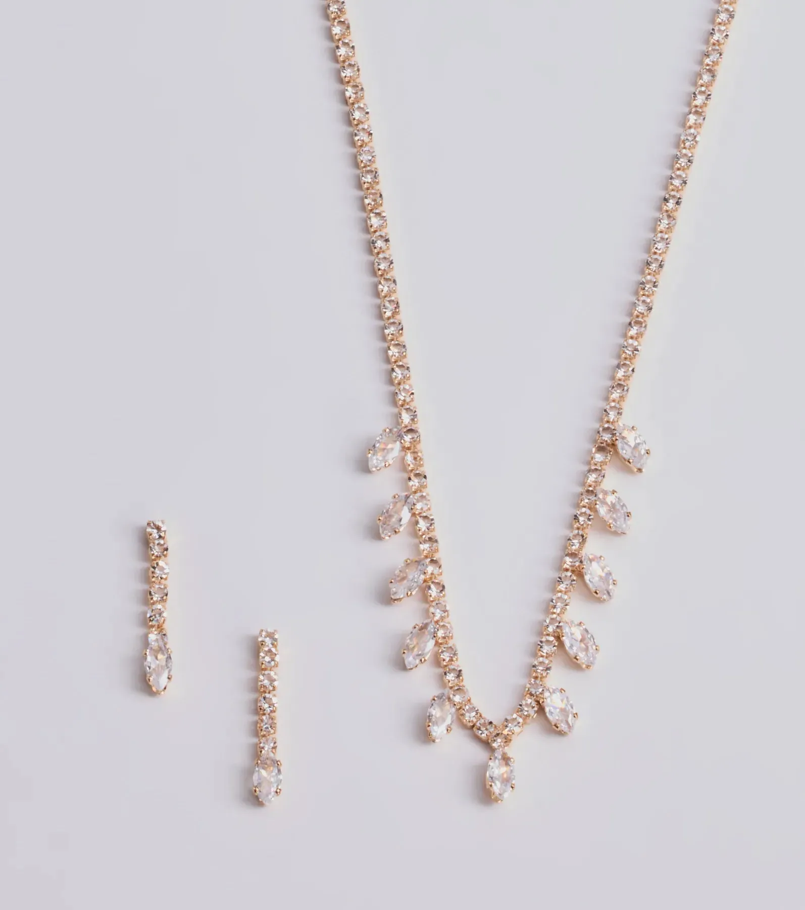 Enchant Me Necklace And Earrings Set