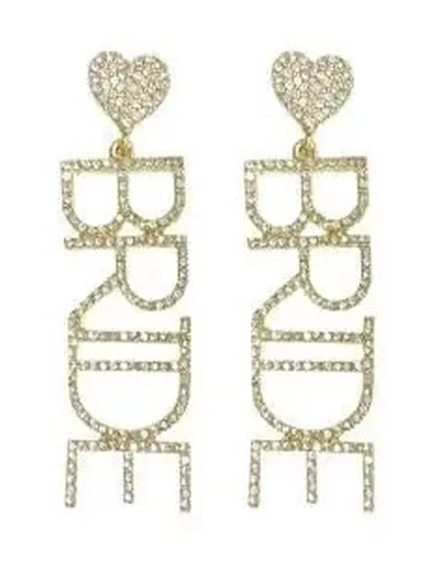 EP43433-001 Gold Rhinestone Earrings