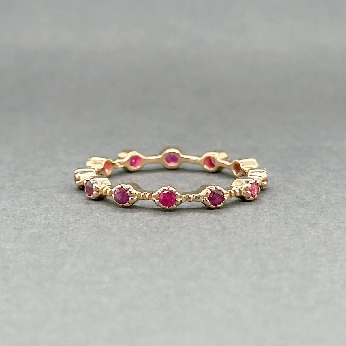 Estate Sonia Bitton 18K R Gold 0.40ctw Pink Sapphire Ring