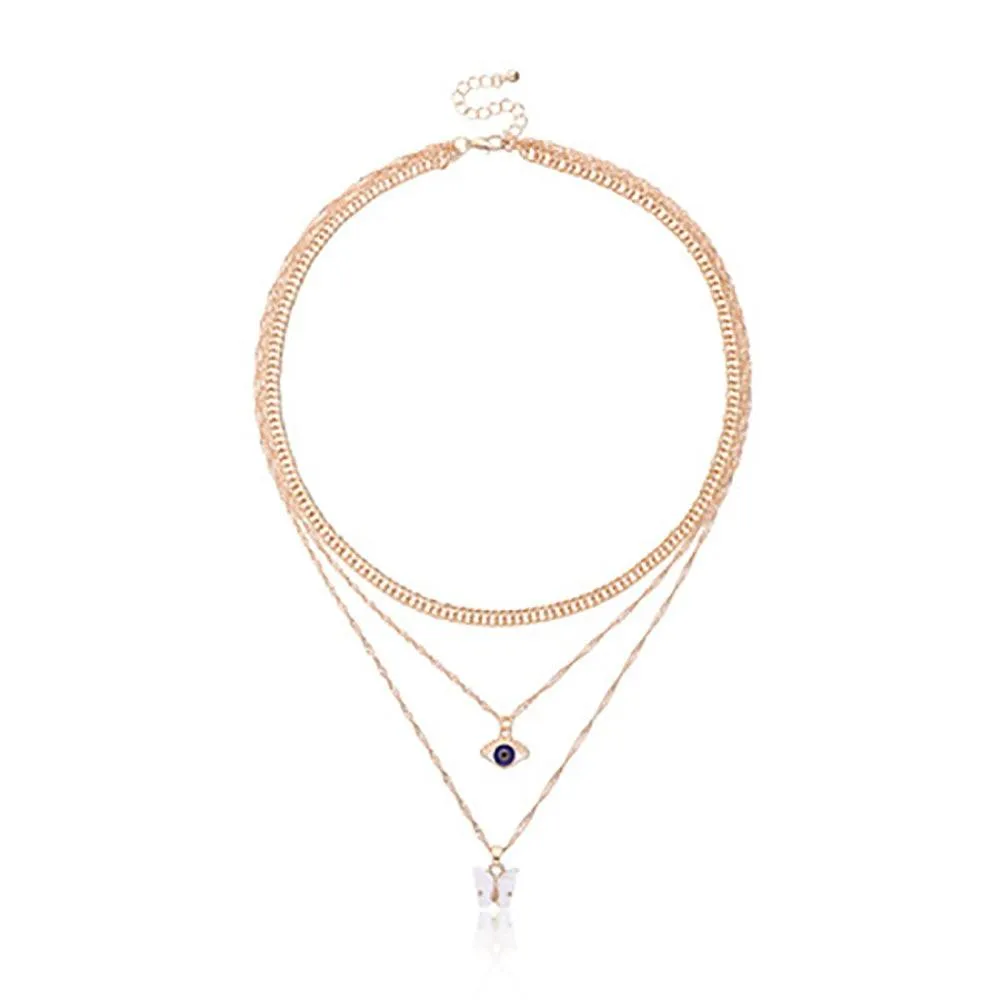 Evil Eyes Multilayer Necklaces