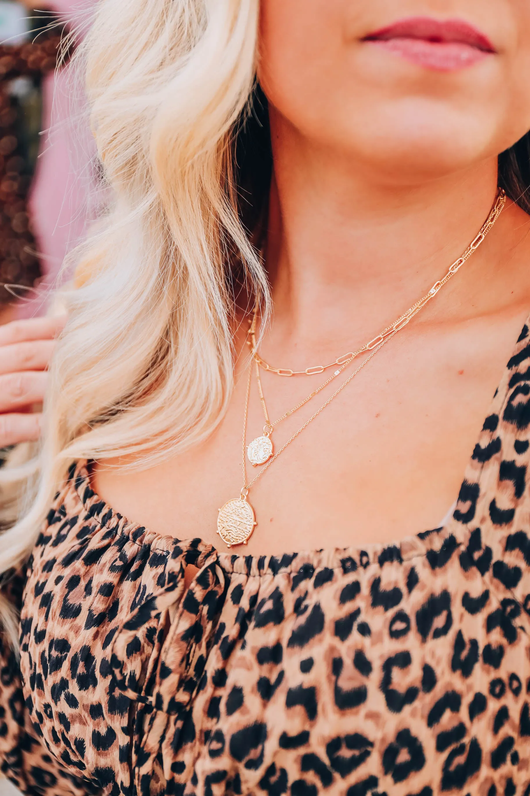 Fallin' For You Layered Coin Necklace - Gold