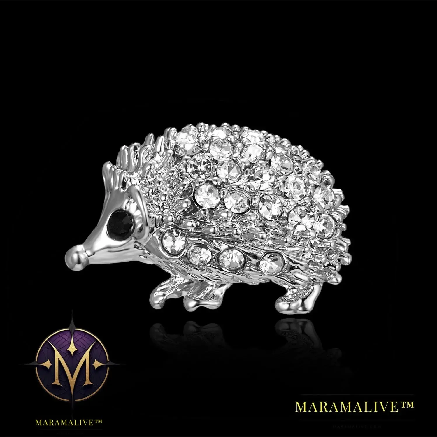 Fashion  Owl Crystal Rhinestones Brooches Antique Brooch