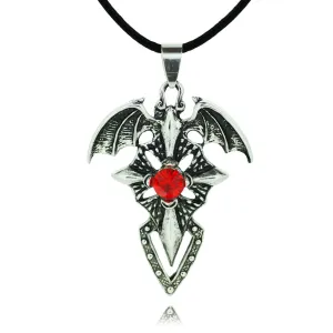 Fashion Shape Skull Pendant Necklace For Men Classic Rope Punk Statement Chain Necklace Summer Style Silver Fine Jewelry