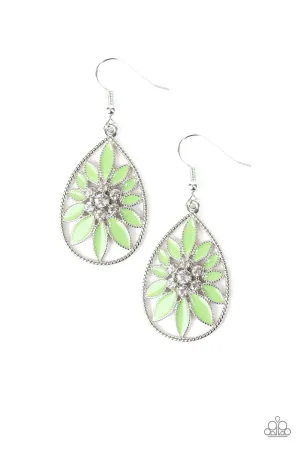 Floral Morals Green Earring