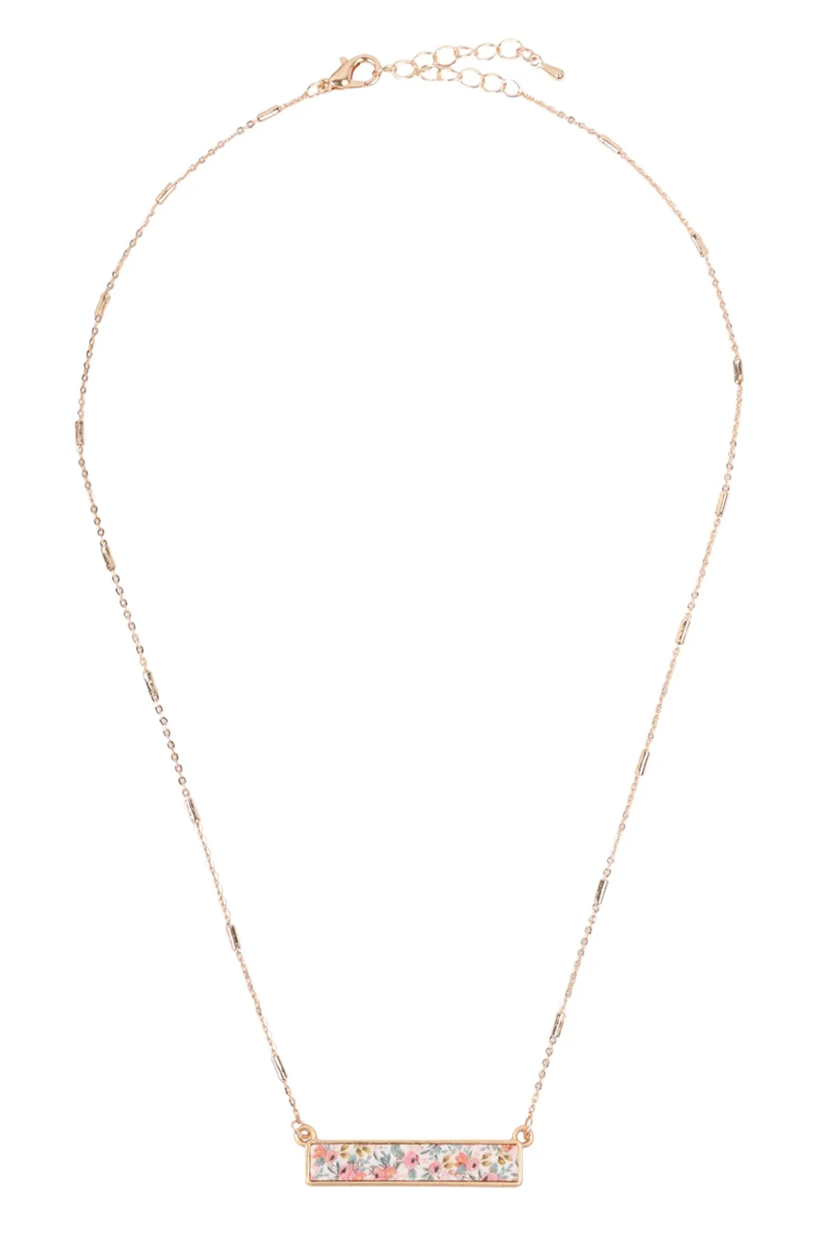 FLORAL PENDANT NECKLACE