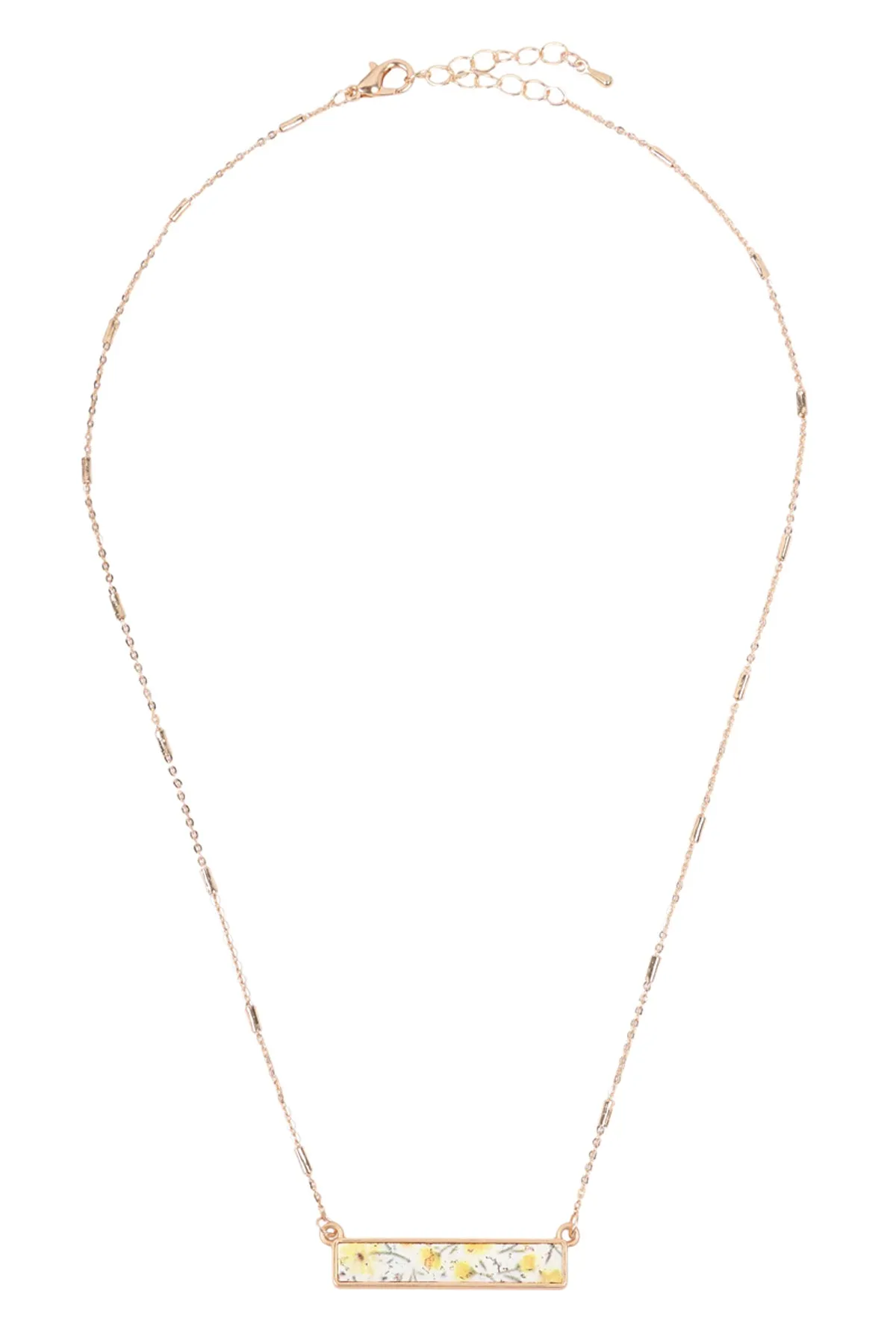 FLORAL PENDANT NECKLACE
