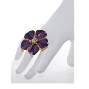Garden of Love Amethyst Flower Ring