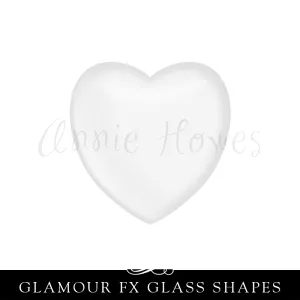 GFX-Glamour FX Glass Small Heart  16mm