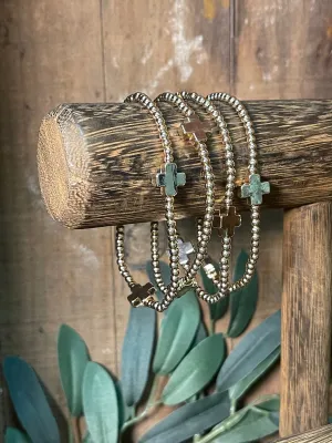 Gold Accent & Small Gold Bead