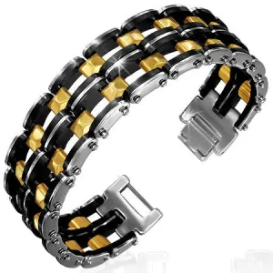 Gold Black Bracelet