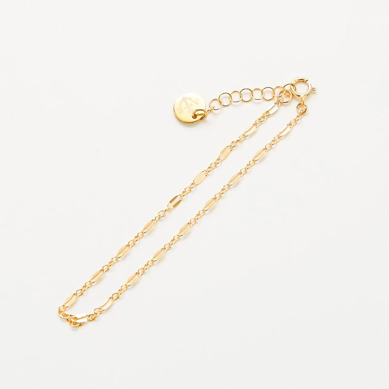 Gold Double Link Chain Bracelet