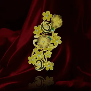 Golden Blossoms Ring