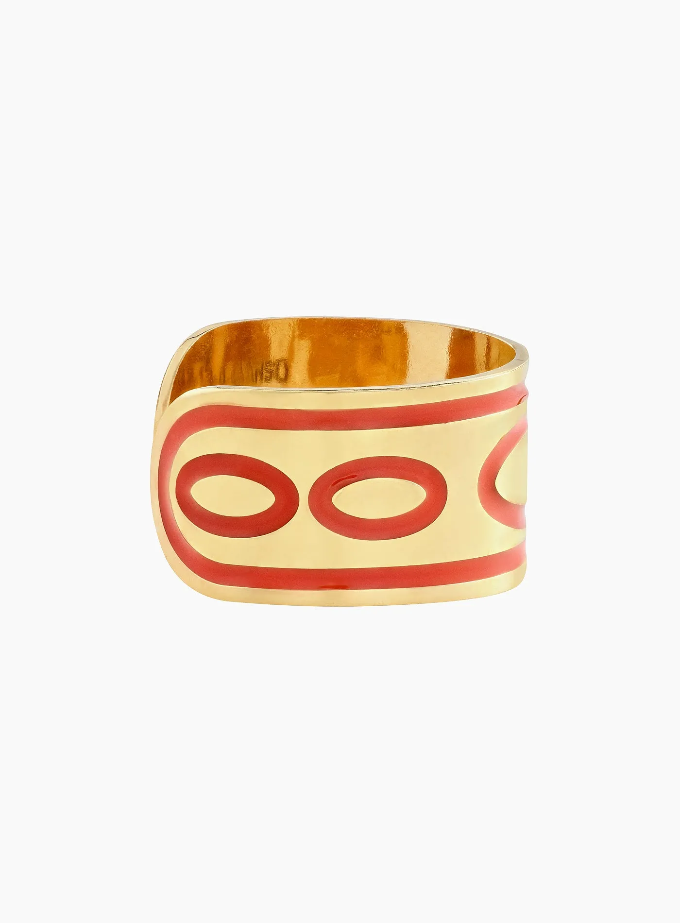 Goldie Orange Emanem Ring