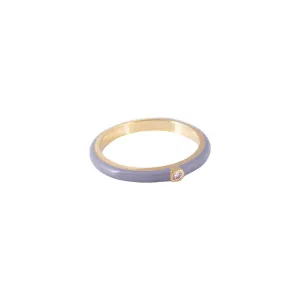 GREY ENAMEL STACKER