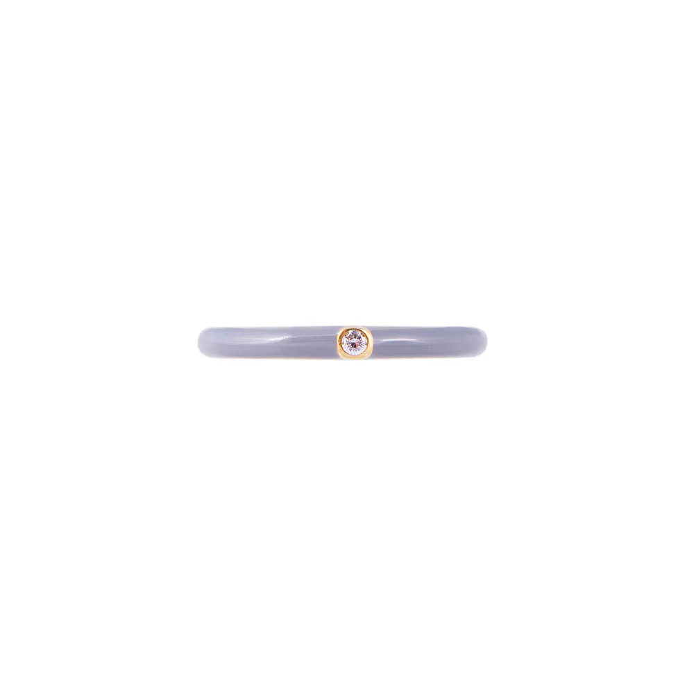 GREY ENAMEL STACKER