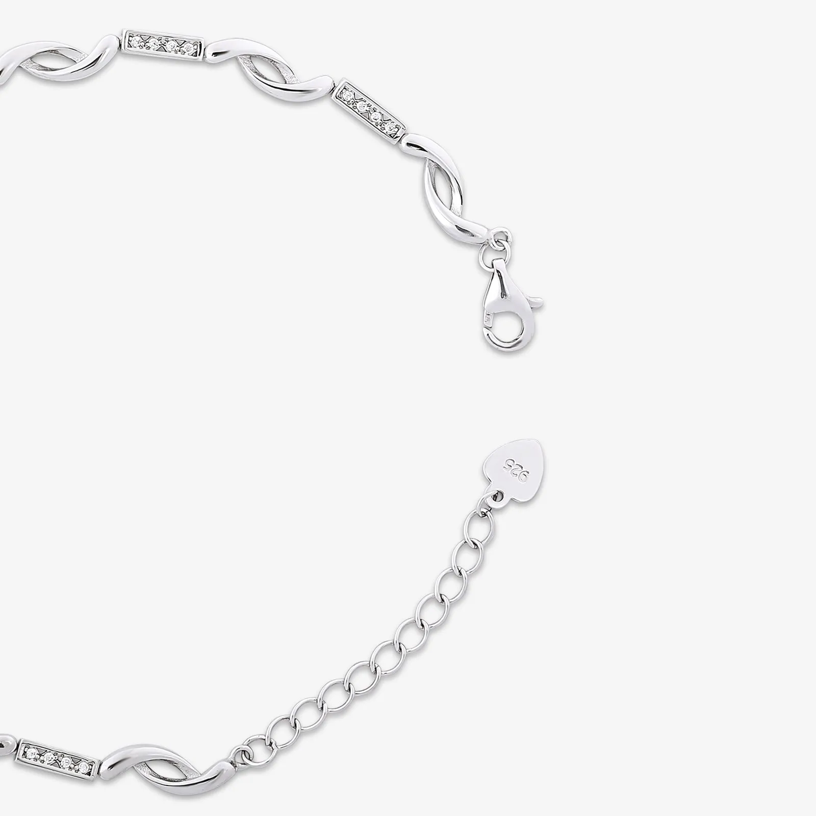 Handcrafted Crescent 925 Sterling Silver Moon Bracelet